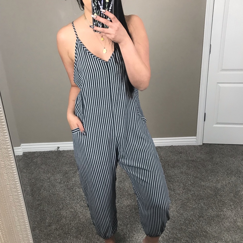 DRESS FORUM || Striped Jumpsuit